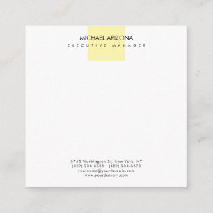 Modern Minimalist Simple Plain Enclosure Card