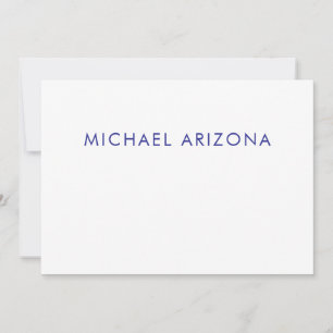 Modern Minimalist Simple Plain Own Name