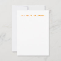 Modern Minimalist Simple Plain Own Name