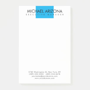 Modern Minimalist Simple Plain Post-it Notes