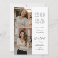 Modern Minimalist Soaring Grad 2 Photo  | White