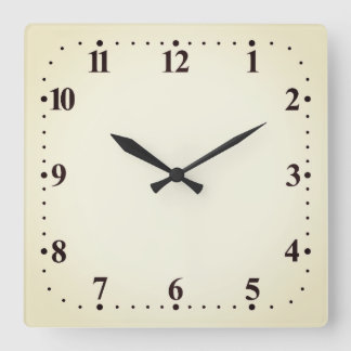 Modern Minimalist Square Acrylic Wall Clock