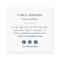 Modern Minimalist Square Business Cards | Navy