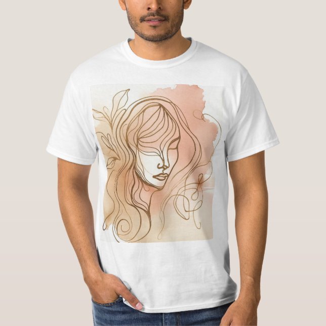 Modern Minimalist Statement Tee (Front)
