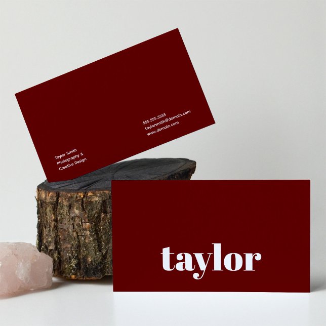 Modern Minimalist Stylish and Trendy Professional Business Card (Creator Uploaded)