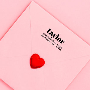 Modern Minimalist Stylish and Trendy Professional  Self-inking Stamp