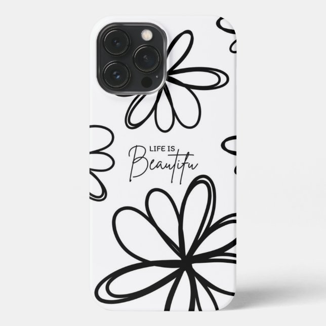  Modern Minimalist Stylish Case-Mate iPhone Case (Back)