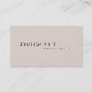 Modern Minimalist Template Elegant Colours Creativ Business Card