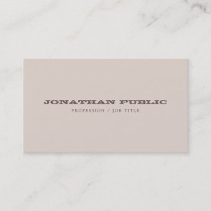 Modern Minimalist Template Elegant Colours Trendy Business Card