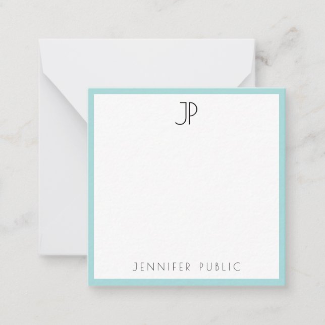 Modern Minimalist Template Monogram Initial (Front)
