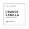 Modern Minimalist Thin Black Border Product Label