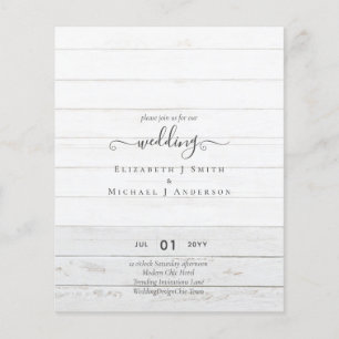 Modern Minimalist Typography Colour Wedding INVITE Flyer