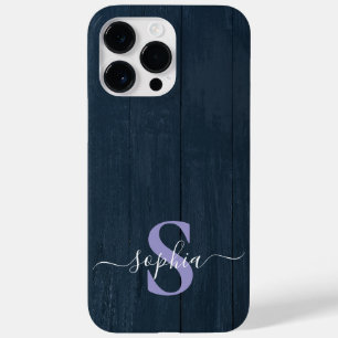 Modern Minimalist Typography Name monogrammed Case-Mate iPhone 14 Pro Max Case