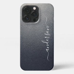 Modern Minimalist Typography Name monogrammed iPhone 13 Pro Case