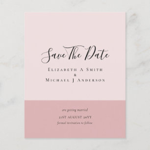 Modern Minimalist Typography Save the Dates Flyer