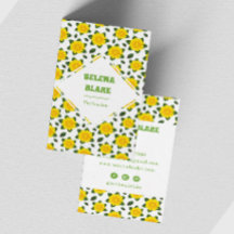 Modern Minimalist Vertical Floral Pattern