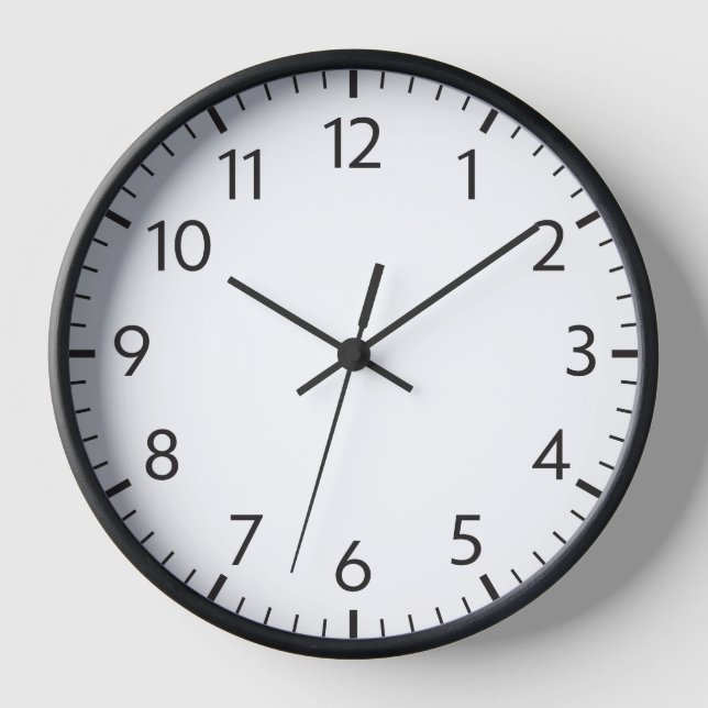 Modern Minimalist Wall Clock ⏰ Sleek & Stylish (Front)