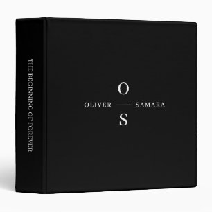 Modern Minimalist Wedding Album Binder