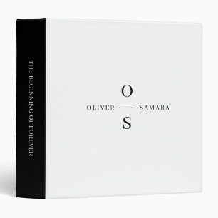 Modern Minimalist   Wedding Album Binder