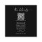 Modern Minimalist Wedding Details QR Code