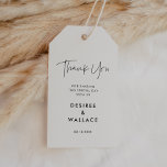 Modern minimalist wedding favour gift tags<br><div class="desc">Modern,  simple and clean: adopt this minimalist handwritten design for your wedding stationery. Fully customizable colours.</div>