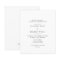 Modern Minimalist Wedding Invitation