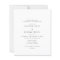 Modern Minimalist Wedding Invitation