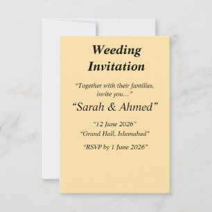 👉 Modern Minimalist Wedding Invitation Elegant