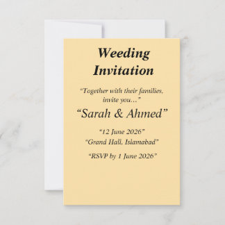 👉 Modern Minimalist Wedding Invitation | Elegant