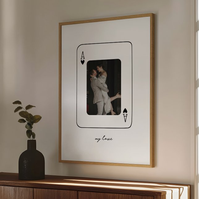 Modern Minimalist Wedding Poster (Creator Uploaded)
