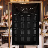 Modern Minimalist Wedding Seating Chart