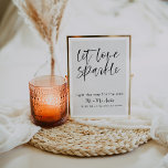 modern minimalist wedding send off sign invitation<br><div class="desc">This modern minimalist send off sign features a sleek,  simple,    clean layout with a modern font. Edit all wording,  colours,  and fonts to make this wedding table top sign fit your event   personal style!</div>
