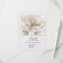 Modern Minimalist White and Gold Wedding