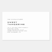 Modern Minimalist White Packaging Candle Cosmetics