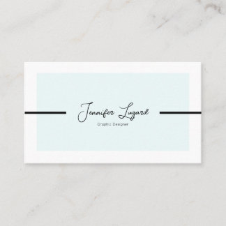 Modern Minimalistic Customizable Business Card