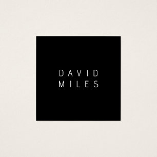 Modern Minimalistic Editable Name   Black & White