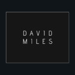 Modern Minimalistic Editable Name | Black & White Flyer<br><div class="desc">Modern looking customizable name or other text,  edit as you wish!</div>