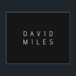 Modern Minimalistic Editable Name | Black & White Flyer<br><div class="desc">Modern looking customizable name or other text, edit as you wish!</div>