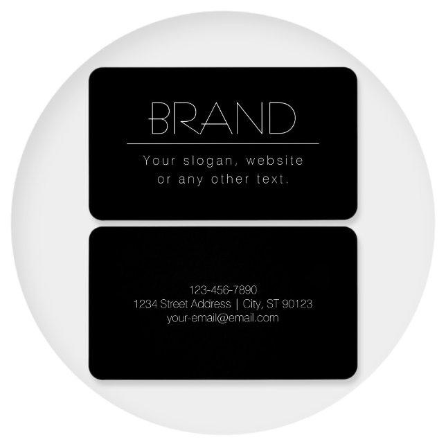 Modern Minimalistic Editable Text | Black & White (Creator Uploaded)