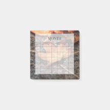 Modern Minimalistic Monthly Planner Calendar