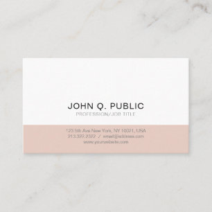 Modern Minimalistic Professional Elegant Design Business Card