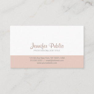 Modern Minimalistic Professional Stylish Salon Business Card