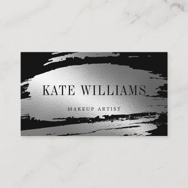 Modern minimalistic simple professional luminous s business card (Front)