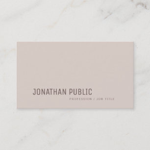 Modern Minimalistic Template Elegant Colours Elite Business Card