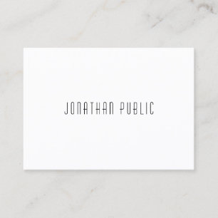 Modern Minimalistic Template Professional Elegant Business Card