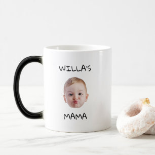 Modern minimalists Face Baby Gift for New Mommy    Magic Mug