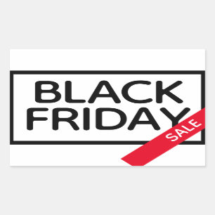 Modern, Minimial Black Friday Sale  Sticker