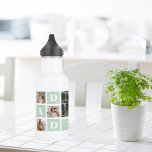 Modern Mint Collage Photo Dad Best Gift 532 Ml Water Bottle<br><div class="desc">Modern Mint Collage Photo Dad Best Gift is a unique and personalized gift that is perfect for any occasion such as Father's Day, birthdays, or any other special day that honours fathers. This gift is designed to showcase the special moments and memories that you've shared with your dad throughout the...</div>