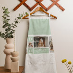 Modern Mint Collage Photo Dad Best Gift Apron<br><div class="desc">Modern Mint Collage Photo Dad Best Gift is a unique and personalized gift that is perfect for any occasion such as Father's Day, birthdays, or any other special day that honours fathers. This gift is designed to showcase the special moments and memories that you've shared with your dad throughout the...</div>