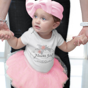 Modern Mint  Damask Wedding Invite Baby Bodysuit